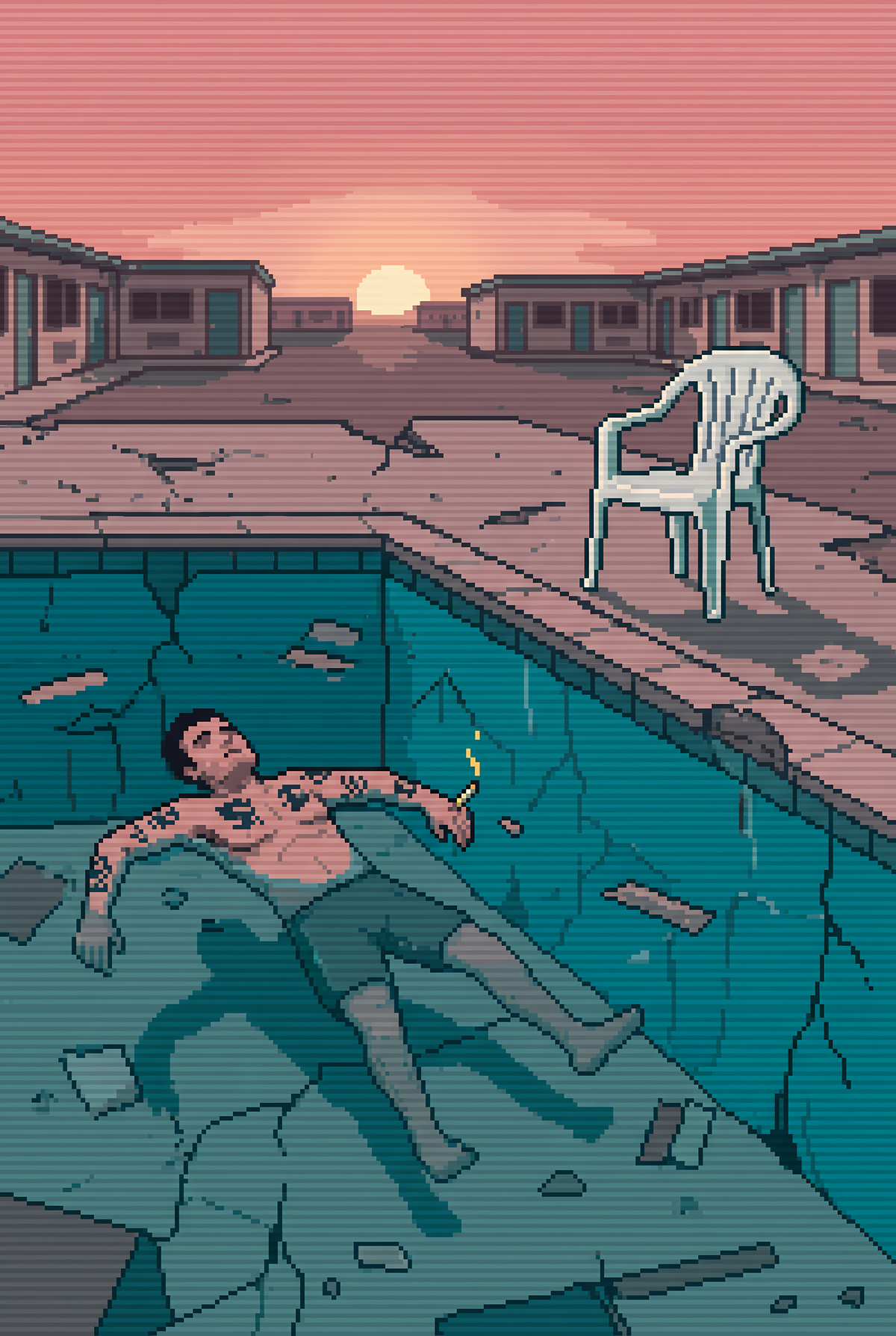 Pixel Art style artwork by TheMellowick